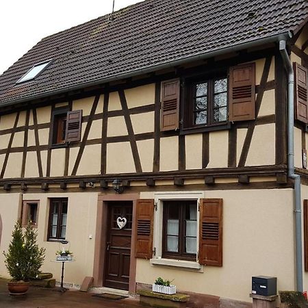 Gite Au Petit Ruisseau-Etage Et Combles-Maison Alsacienne 4 Personnes 4 Nuitees Minimum Langensoultzbach エクステリア 写真