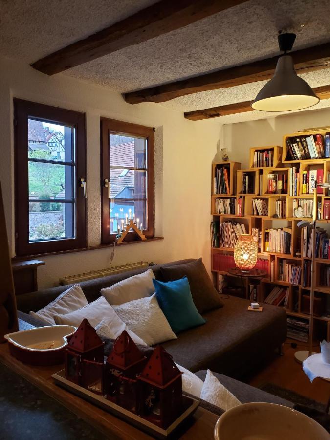 Gite Au Petit Ruisseau-Etage Et Combles-Maison Alsacienne 4 Personnes 4 Nuitees Minimum Langensoultzbach エクステリア 写真
