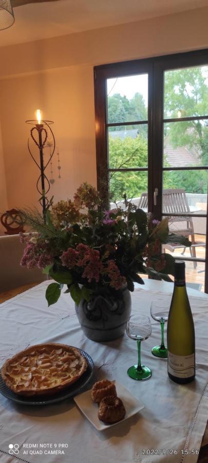 Gite Au Petit Ruisseau-Etage Et Combles-Maison Alsacienne 4 Personnes 4 Nuitees Minimum Langensoultzbach エクステリア 写真