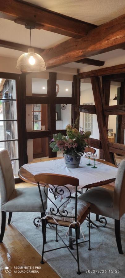 Gite Au Petit Ruisseau-Etage Et Combles-Maison Alsacienne 4 Personnes 4 Nuitees Minimum Langensoultzbach エクステリア 写真