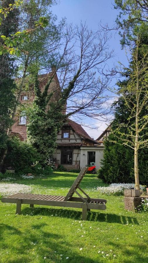 Gite Au Petit Ruisseau-Etage Et Combles-Maison Alsacienne 4 Personnes 4 Nuitees Minimum Langensoultzbach エクステリア 写真
