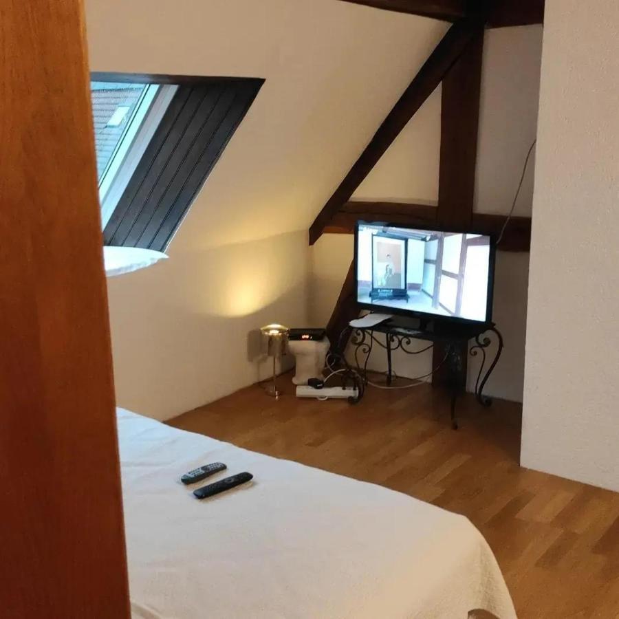Gite Au Petit Ruisseau-Etage Et Combles-Maison Alsacienne 4 Personnes 4 Nuitees Minimum Langensoultzbach エクステリア 写真